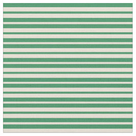 海緑とビスク色の模様 ファブリック