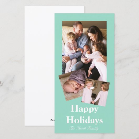 海緑色 シーズンカード (正面/裏面)