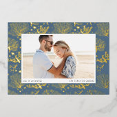 海縁ど |横向き写真 箔シーズンカード (正面)