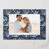 海縁ど |横向き写真 箔シーズンカード (正面)