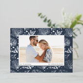 海縁ど |横向き写真 箔シーズンカード (立ち正面)