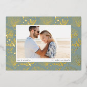 海縁ど |横向き写真 箔シーズンカード (正面)