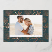 海縁ど |横向き写真 箔シーズンカード (正面)