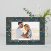 海縁ど |横向き写真 箔シーズンカード (立ち正面)