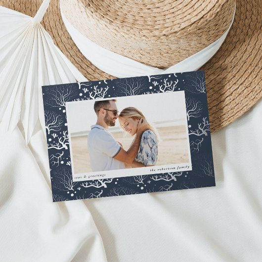 海縁ど |横向き写真 箔シーズンカード