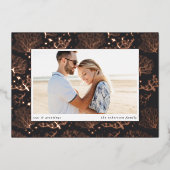 海縁ど |横向き写真 箔シーズンカード (正面)