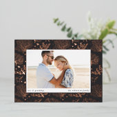 海縁ど |横向き写真 箔シーズンカード (立ち正面)