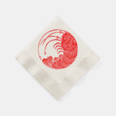 海老の丸 縁ありカクテルナプキン (角)