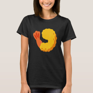 海老の天ぷらエビの揚げ衣装 Tシャツ