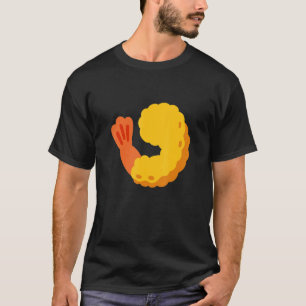 海老の天ぷらエビの揚げ衣装 Tシャツ