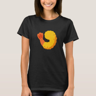 海老の天ぷらエビの揚げ衣装 Tシャツ