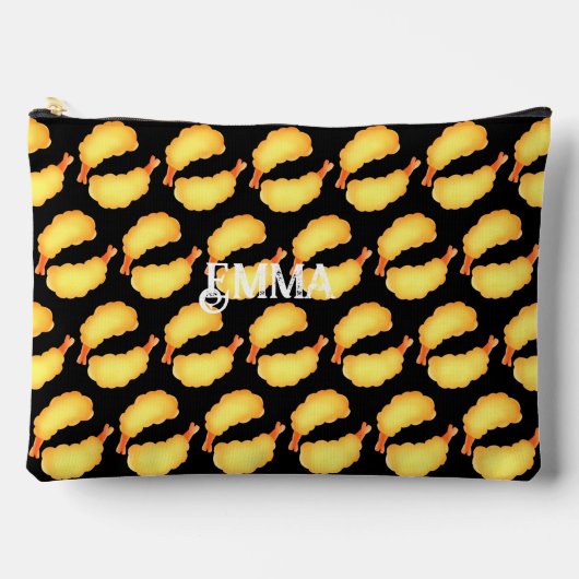 海老の天ぷら アクセサリーポーチ (正面)