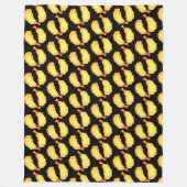 海老の天ぷら フリースブランケット (正面)