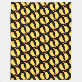 海老の天ぷら フリースブランケット