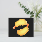 海老の天ぷら ポストカード (スタンド正面)