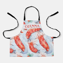 海老の水彩パターカラフルン