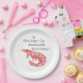 海老の素晴らし誕生日 ペーパープレート (パーティー)