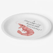 海老の素晴らし誕生日 ペーパープレート (アングル)