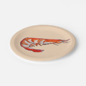 海老エビディナーパーティーBBQ ペーパープレート (アングル)