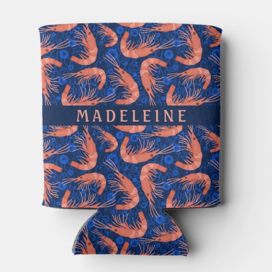 海老エビ珊瑚海バブル沿岸海軍ブルー 缶クーラー (裏面)