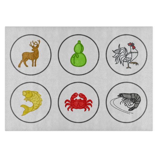 海老カニコレクション カッティングボード (正面)