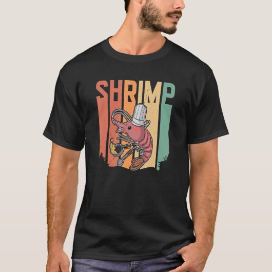 海老シーフードシェフ6 Tシャツ (正面)