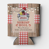 海老ボイルシーフ素朴ィードクリスマスホリデーパーティー 缶クーラー (正面)