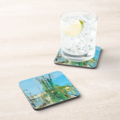 海老ボートドッキング抽象芸術印象主義 コースター (右側)