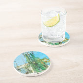 海老ボートドッキング抽象芸術印象主義 コースター (側面)