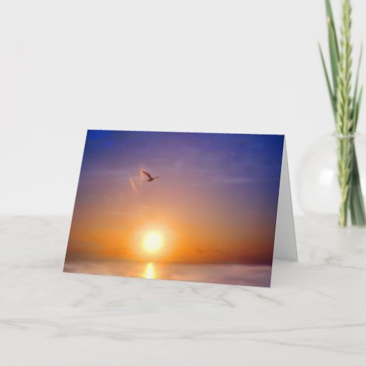 海考えサンセットオブユー カード (正面)