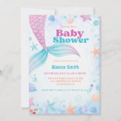 海航海のの赤ちゃんシャワーの下で 招待状 (正面)