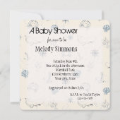 海航海のの赤ちゃんシャワー 招待状 (裏面)