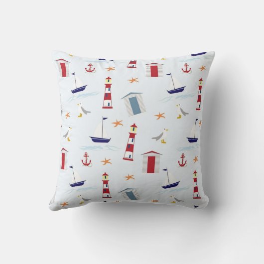 海航海のをテーマにした  クッション (裏面)