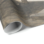 海航海のヴィンテージ海軍艦Sepia Costal Art ラッピングペーパー (ロールコーナー)