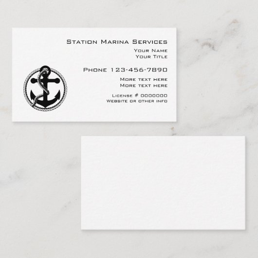 海航海の事業 名刺 (正面/裏面)