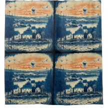 海航海の景の油彩画No1