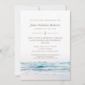 海航海の波追悼会 招待状 (正面)