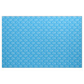 海航海の海テーマ魚波線パターン ファブリック (ヤード)