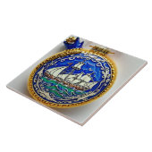 海航海の生伝統的陶芸術4 タイル (側面)