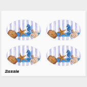 海航海の生 楕円形シール (シート)