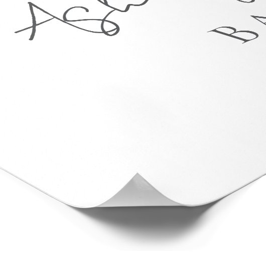 海航海の男の子のシャワー歓迎サイン ポスター (角)