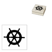 海航海の船のハンドル ラバースタンプ (押印)