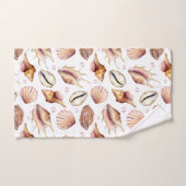 海航海の貝の模様 バスタオルセット (ハンドタオル)