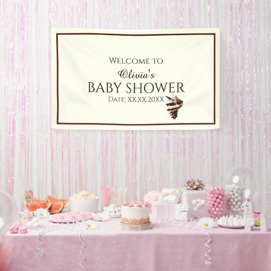 海航海の貝の蝶の背景の下 横断幕 (パーティー)