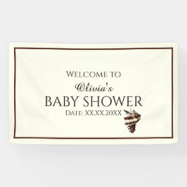 海航海の貝の蝶の背景の下 横断幕