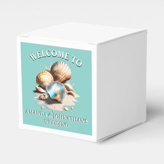 海航海の貝3D貝類の海洋ビーチ フェイバーボックス (正面サイド)