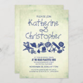 海航海の辺のリハーサル招待状 招待状 (正面/裏面)