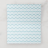 海航海の青の男の子の赤ちゃんのシャワーの下で鯨 プレイスカード (内部開封)