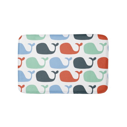 海航海の鯨 バスマット (正面)