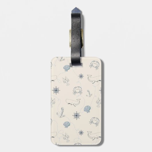 海航海の ラゲッジタグ (裏面縦)